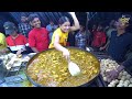 nepali girl selling bihari style palang tod chicken litti rs. 80 only l patna street food