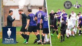 HORROR TACKLE CAUSES MASS BRAWL! 🤬🥊 SUNDAY LEAGUE NATIONAL CUP HIGHLIGHTS