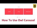 How To Implement Owl Carousel In Jquery || Owl Carousel || Slider || Image Slider || Jquery || Js