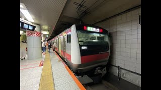 JR東日本 京葉線 E233系 5000番台 東京駅から蘇我駅 車窓 （2023/04/09）