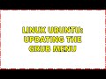 Linux Ubuntu: Updating the GRUB menu