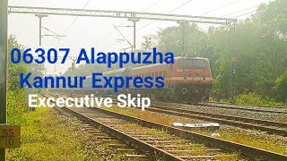 06307 Alappuzha Kannur Excecutive Express Skipping Mararikulam | Crossing with Dhanbad Alappuzha