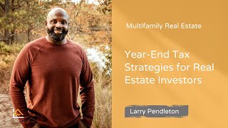 Year-End Tax Strategies for Real Estate Investors | A L Realty Meetup