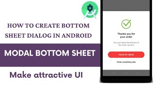 How to make BottomSheet in Android| 2020