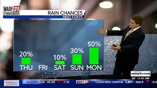 Carson's Thursday Midday Forecast 7/14