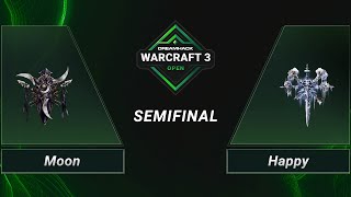 WC3 - Moon vs. Happy - Semifinal - DreamHack WarCraft 3 Open Finals 2021