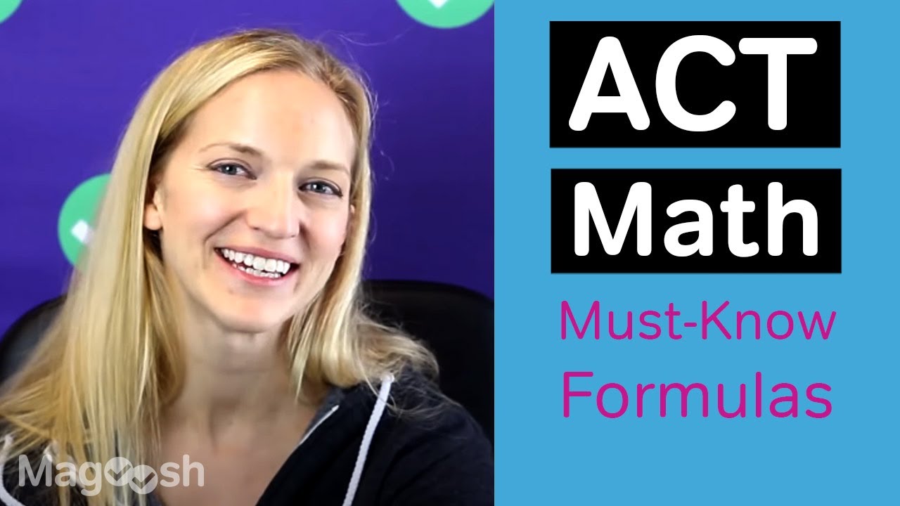 6 Act Math Formulas You Must Know Youtube