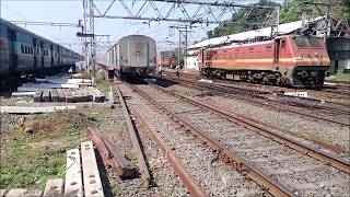 Late Running Train captured at Pune And subecauseurban station