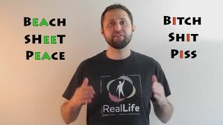 Funny Pronunciation Lesson: Bitch vs Beach, Shit vs Sheet Funny Pronunciation Lesson: Bitch vs Beach, Shit vs Sheet