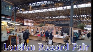 London Vinyl Record Fair - Spitalfields Market - Footage + Finds - AMAZING HAUL!!