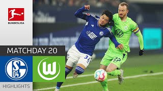 Penalty Missed! Schalke Deny Wolfsburg Win | Schalke 04 - Wolfsburg | Highlights | MD 20 Bundesliga