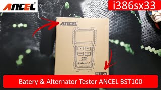 Batery \u0026 Alternator Tester ANCEL BST100