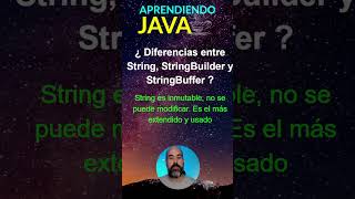 String, StringBuilder y StringBuffer en Java