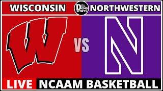 Wisconsin vs Northwestern 🏀 NCAAM Basketball Game Score Play by Play - Feb 1, 2025