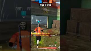 🤯Impossible 🎯 😈1vs4 Clutch gameplay overconfident 🥵 #viral #freefire #trending #youtubeshorts