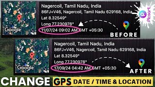 GPS Map Camera Ka Time, Date \u0026 Location Change kare? | How to Change the Gps Map Camera Date \u0026 Time