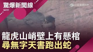 龍虎山懸崖峭壁有懸棺　登高尋無字天書竟跑出蛇追著你跑│【驚爆大來賓│江中博】│三立新聞台