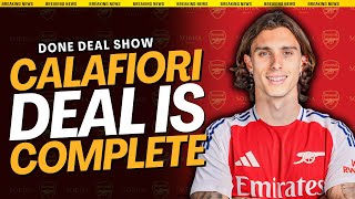 Arsenal sign Riccardo Calafiori DEAL COMPLETE ☑️