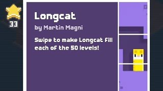 Fancade game|World 1|Longcat Level 1-10|Level 1,2,3,4,5,6,7,8,9,10