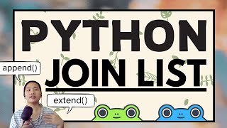 Tinateach Python for Beginners : Joining List