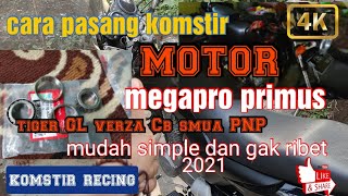 ganti komstir recing motor megapro primus