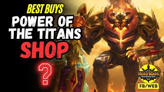 The Secret Best Buy: Power of the Titans Shop | Hero Wars Dominion Era