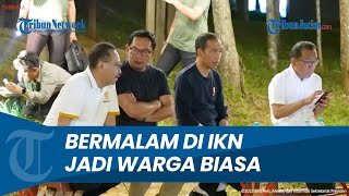 Pakai Baju Santai Sambil Santap Nasi Goreng! Momen Presiden, Panglima TNI, \u0026 Kapolri Bermalam di IKN