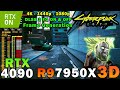 Cyberpunk 2077 | R9 7950X3D | RTX 4090 | 4K 1440p 1080p | Psycho Settings | DLSS 3 FG Ray Tracing