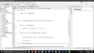 47 | multiple inheritance in java using interface (URDU) | java tutorial for beginners in urdu