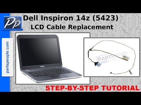 Dell Inspiron 14z 5423 Lcd Cable Video Tutorial Teardown