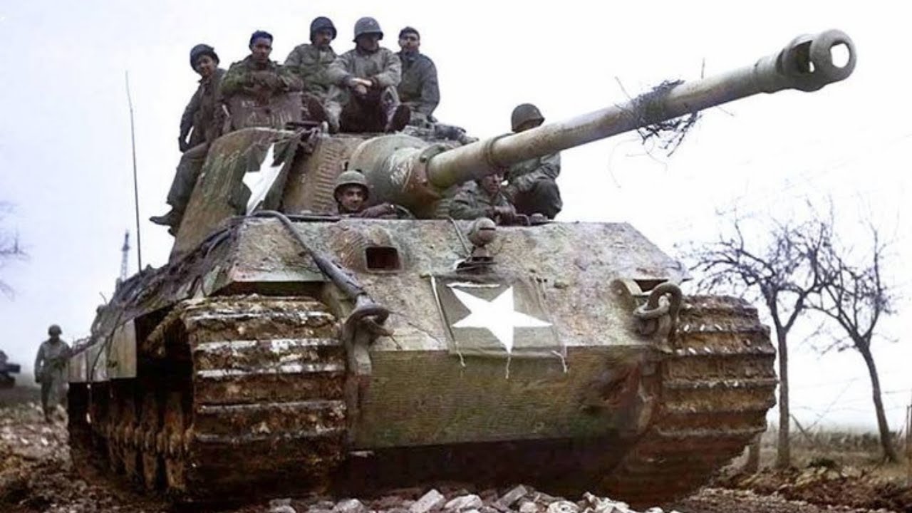 King Tiger Tank Of The US Army – CAPTURED German Tiger II Heavy Tank ...