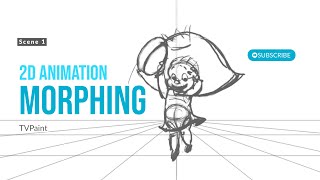 TV Paint morph animation. (Assignment 1 at Dorogov's Animation Institute)