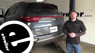 etrailer | How to Install: Draw-Tite Max-Frame Trailer Hitch Receiver on your 2021 Kia Sportage