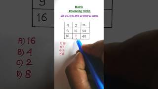 Missing Number| Reasoning Tricks in Hindi| Reasoning Classes for SSC CGL CHSL MTS CRPF RRB |
