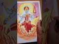 Creative Art of Ayush Maa Durga #ytshorts #art #shorts