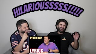 PETER KAY IS HILARIOUS!! | AMERICANS FIRST TIME REACTION TO PETER KAY MISHEARD LYRICS