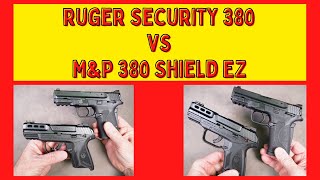 Ruger Security 380 Light Rack vs M\u0026P Shield 380 EZ Features Comparison