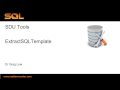 SDU Tools   26   Extract T-SQL Query Template for SQL Server