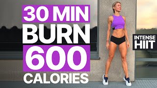 30 MIN FULL BODY CARDIO HIIT WORKOUT FOR FAT LOSS - Burn Lots Of Calories