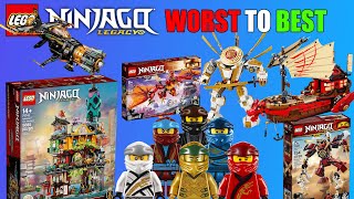 Lego Ninjago Worst To Best! All legacy Sets (2019-2021)