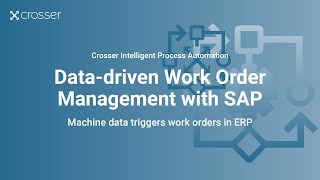 Crosser Tutorial - Data-driven work order management with SAP