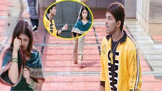Allu Arjun Shocks To See Heroine Crying In College Super Hit Scene | Allu Arjun | Telugu Videos