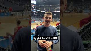 My Pick For Michigan State vs USC! #msu #spartanstrong #usc #marchmadness #ncaabasketball #perfect