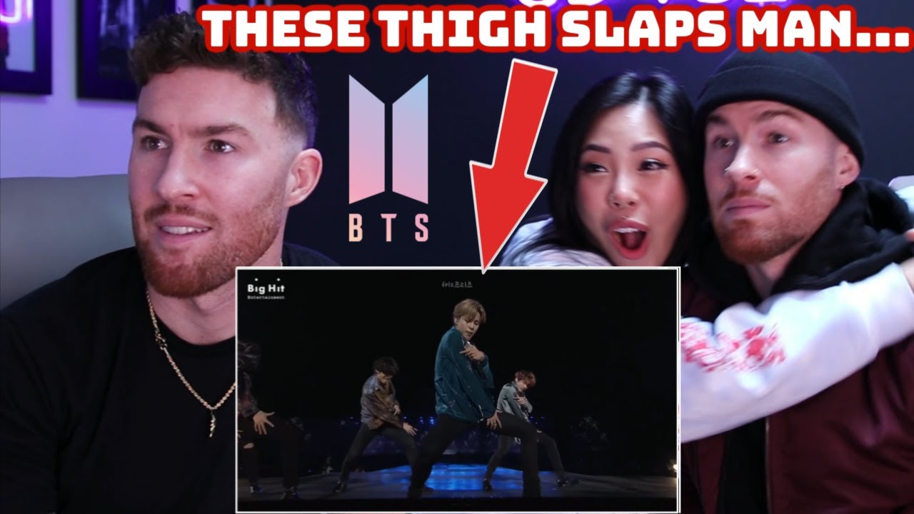 BTS Live Performance Reaction! 'Let Go' Stage Mix - I CAN'T WITH THESE THIGH SLAPS!