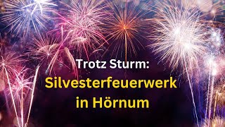 Silvester. Höhenfeuerwerk in Hörnum.