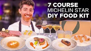Chef Reviews 7 Course Michelin Star DIY Food Kit | Sorted Food