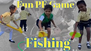 Fun PE game - fishing | PE GAMES | physed games | Kindergarten PE