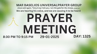 Prayer Meeting_ 29-01-2025, Day: 1325