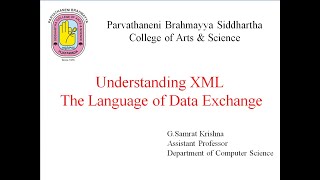 Understanding XML: The Language of Data Exchange