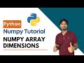 2. Numpy Array Dimensions | CloudyML